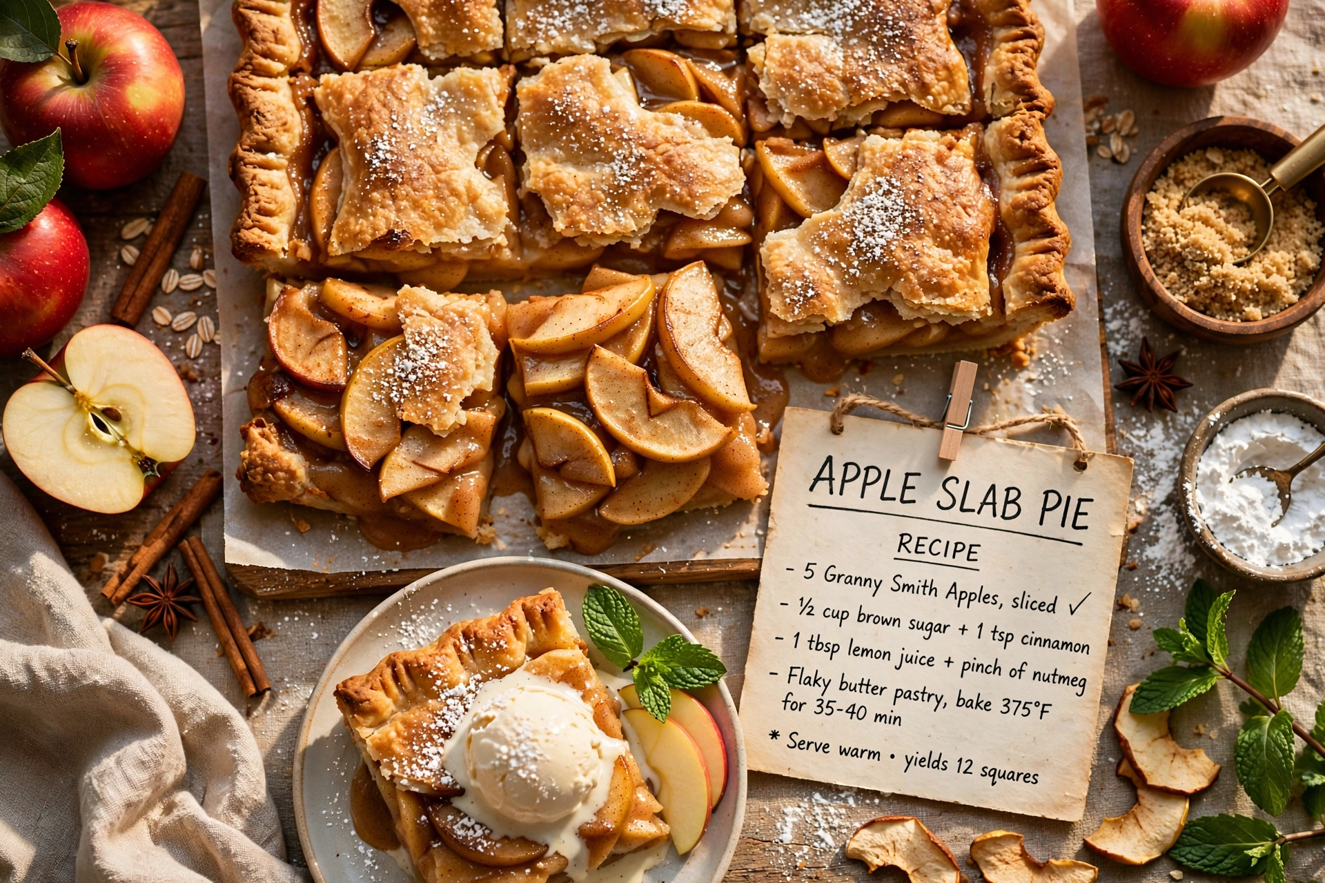 Apple Slab Pie