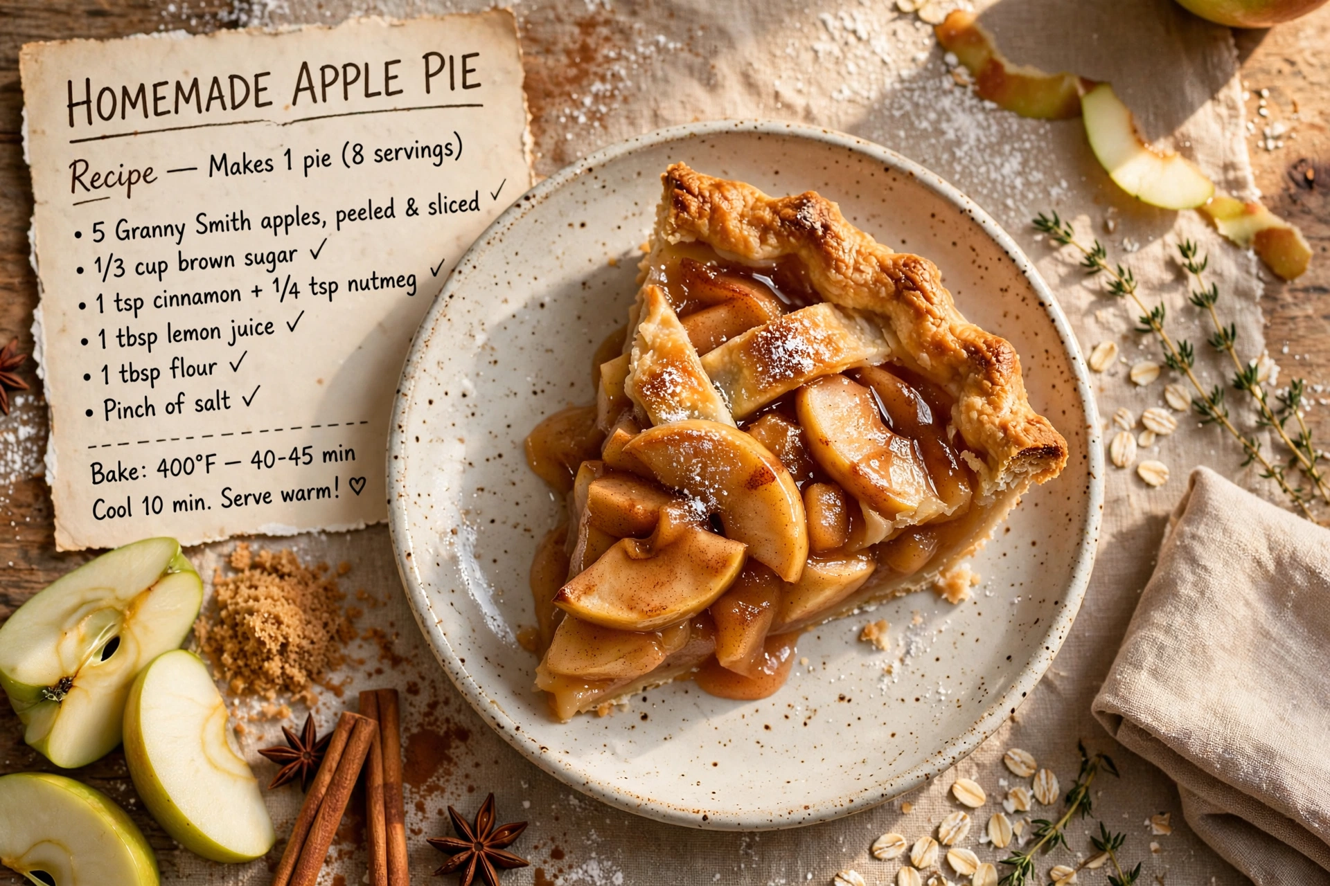 Homemade Apple Pie