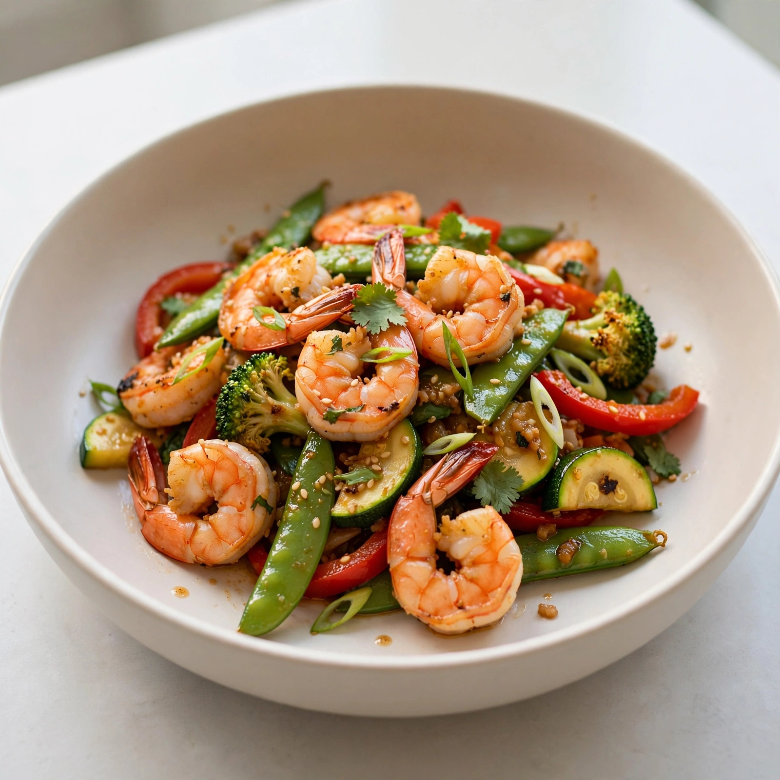 Shrimp and Vegetable Stir-Fry