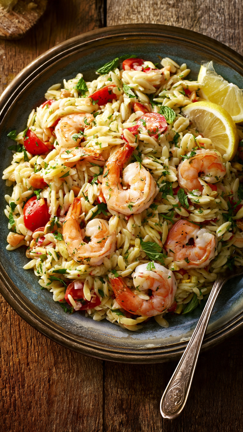 Shrimp Orzo Salad